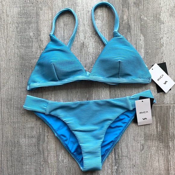 🔥🔥RVCA - SALT WASH TRI MEDIUM BIKINI SET🔥🔥 - Picture 3 of 7